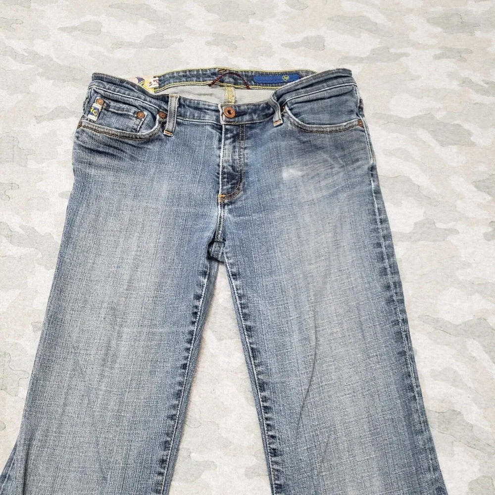Vintage Adriano Goldschmied Jeans Women's 30‎ Blue Flared Denim Medium Wash Y2K